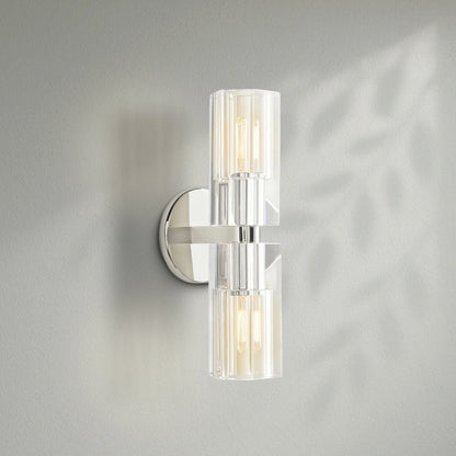 Arcachom Crystal Double Lights Wall Sconce