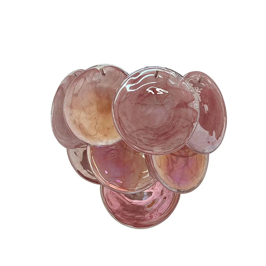 Pink Vintage Murano Glass Wall Sconce