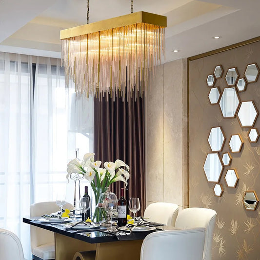 Cascadas Rectangular Chandelier