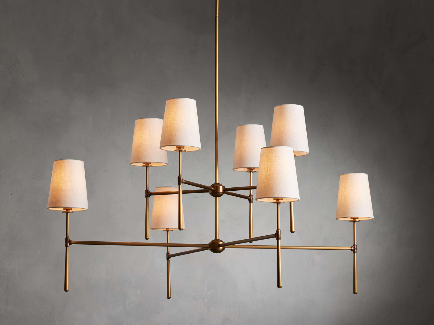 Araces 2-Tier Round Chandelier