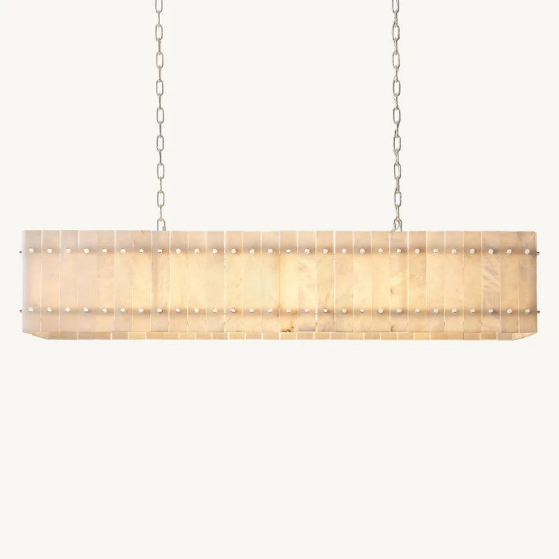 Mearin Alabaster Linear Chandelier 54"