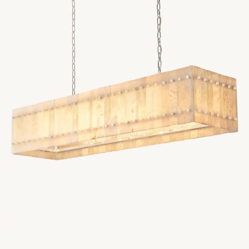 Mearin Alabaster Linear Chandelier 54"