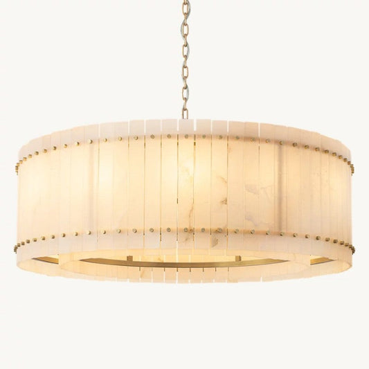 Mearin Alabaster Round Chandelier 48"