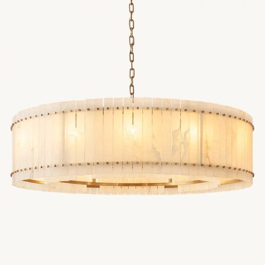 Mearin Alabaster Round Chandelier 60"