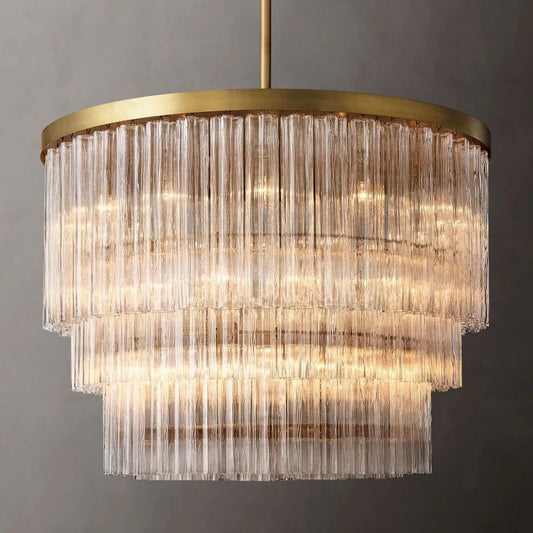 Cielo 3-Tier Round Living Room Chandelier 48”