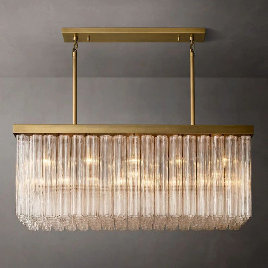 Clame Rectangular Chandelier 54”