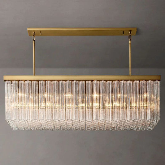 Clame Rectangular Chandelier 73”