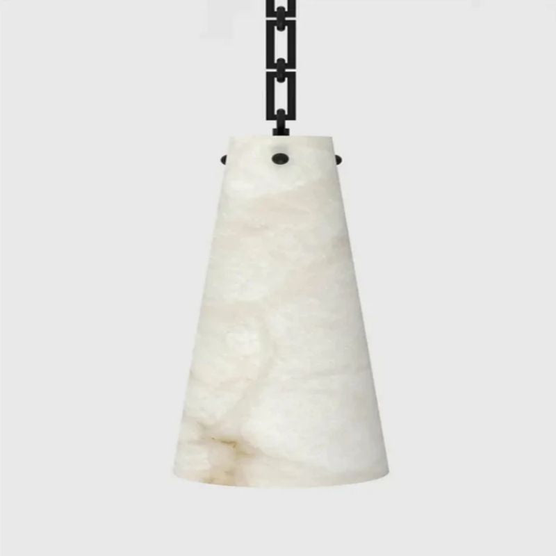 Steven Contemporary Alabaster Chandelier 5-Light