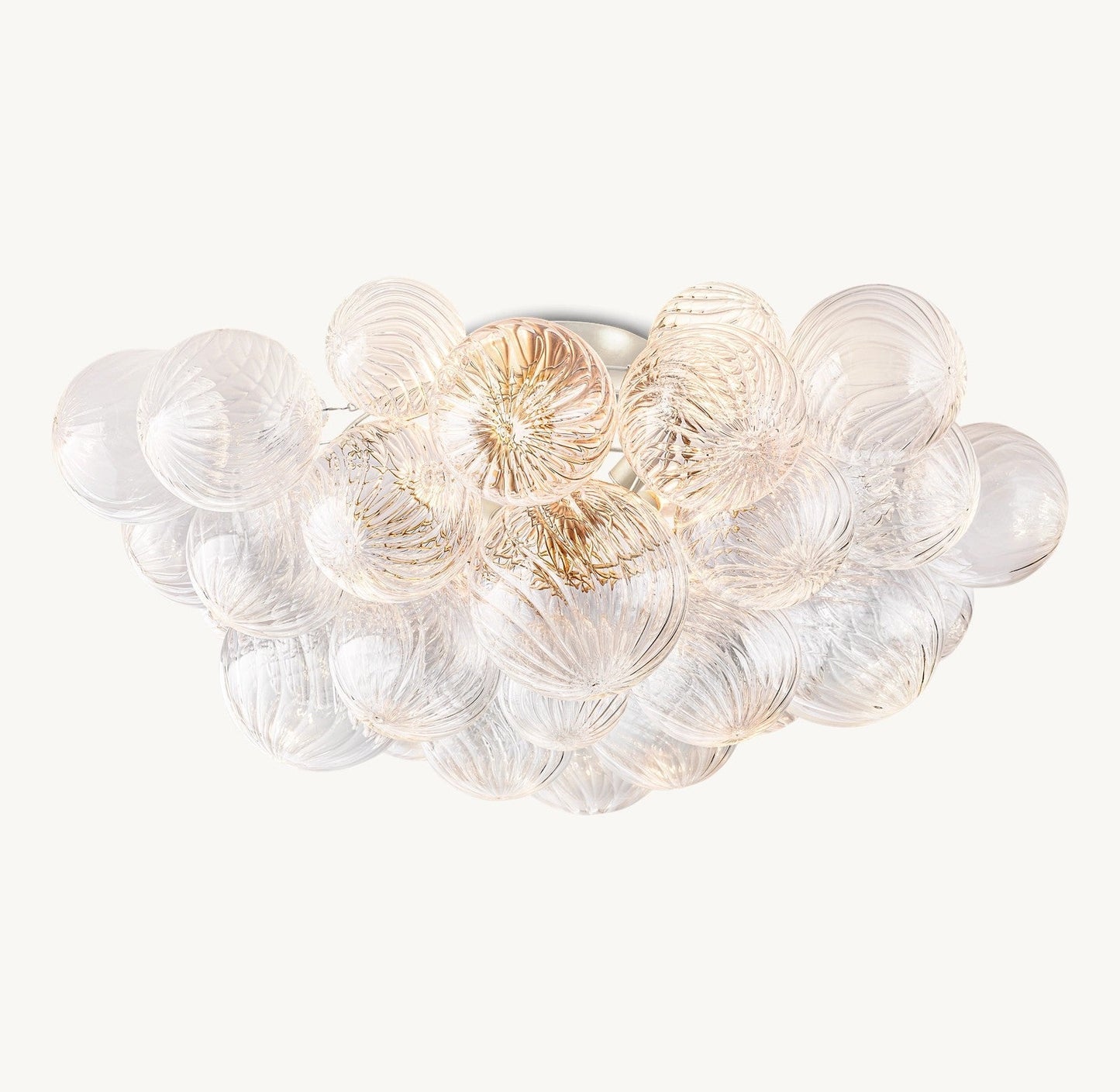 Talian Glass Flush Mount 20" 25"