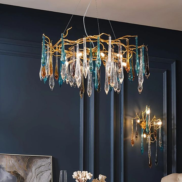 Deardrop Crystal Chandelier