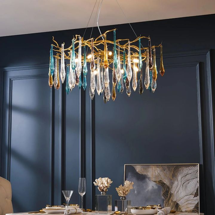 Deardrop Crystal Chandelier
