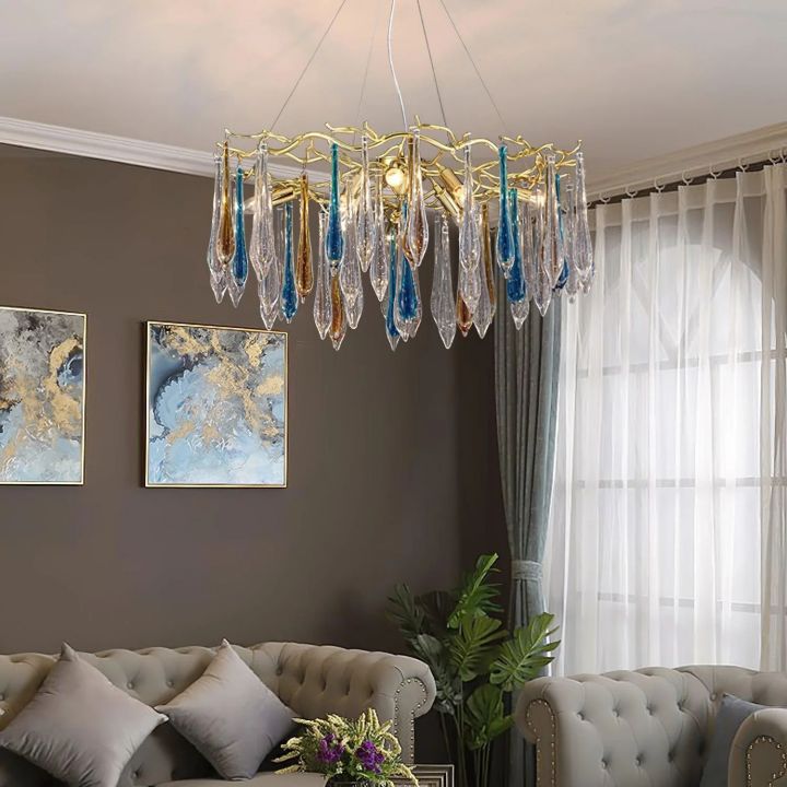 Deardrop Crystal Chandelier