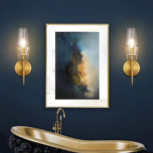 Torch Crystal Sconce 16"