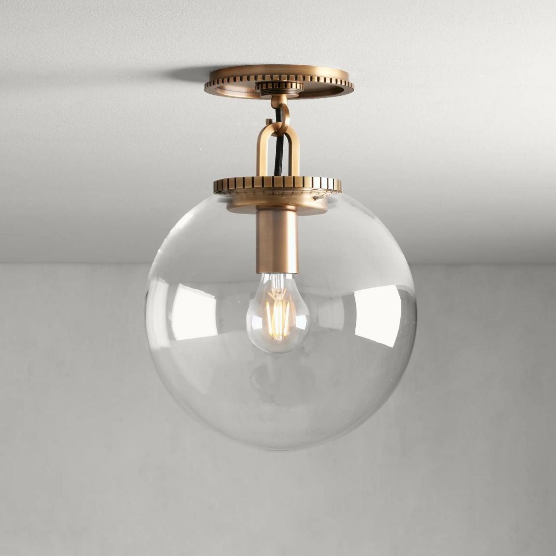 Sobath Globe Flush Mount