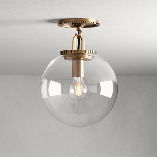 Sobath Globe Flush Mount