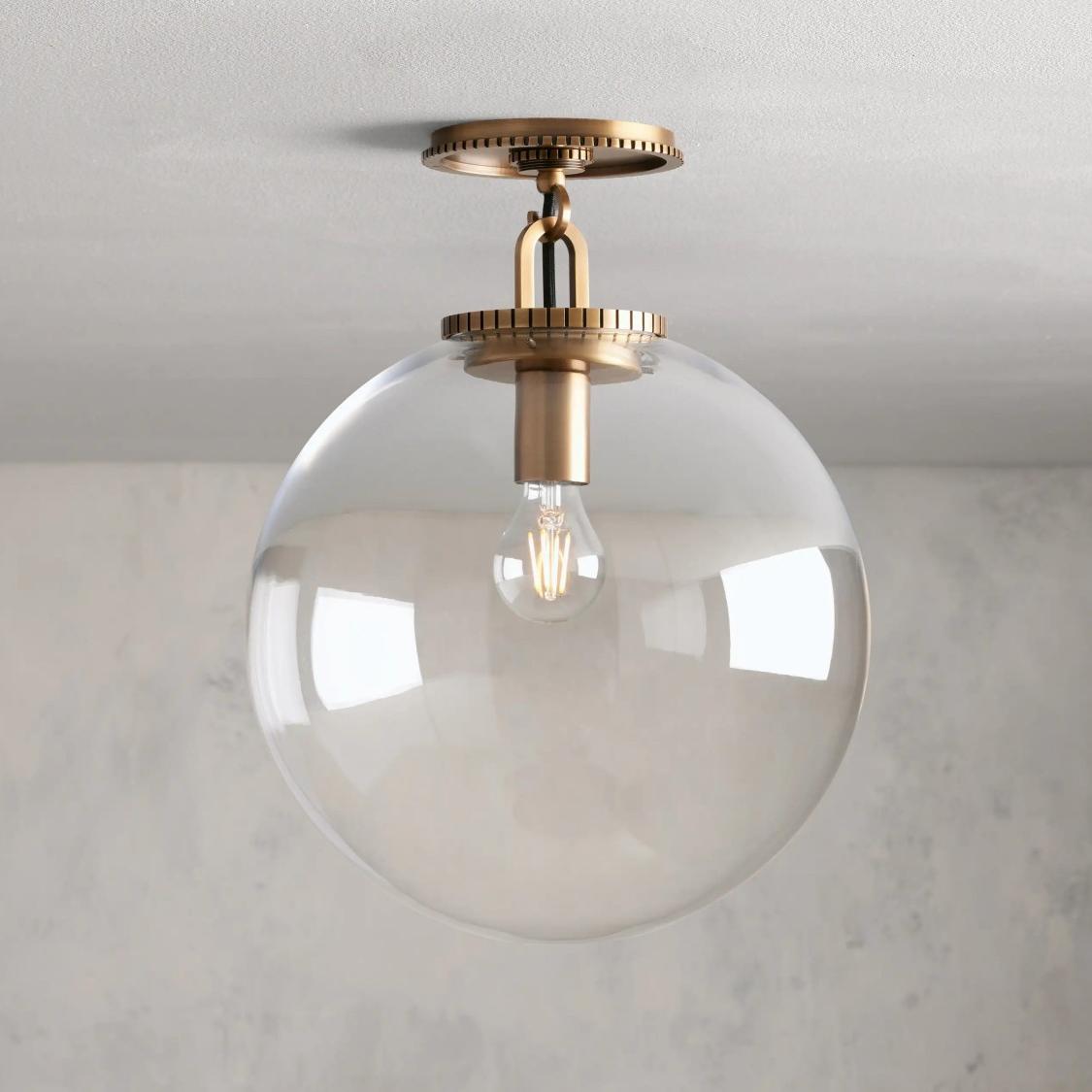 Sobath Globe Flush Mount