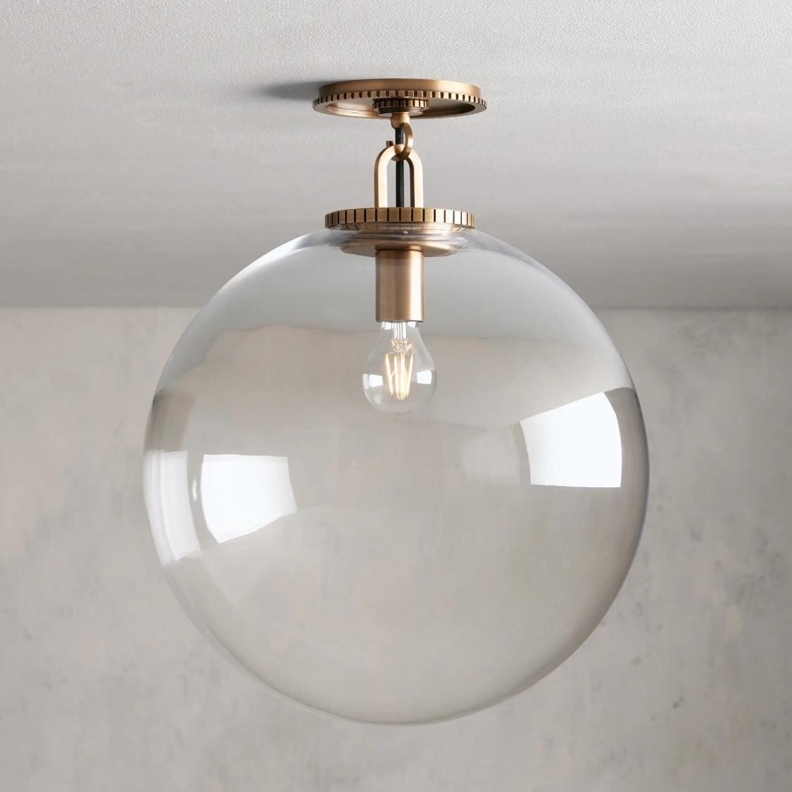 Sobath Globe Flush Mount