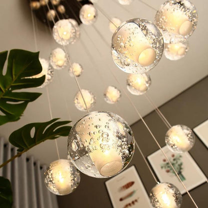 Adonis Suspension Water Drop Chandelier（ 43 - Light customized） - Lightings Menu