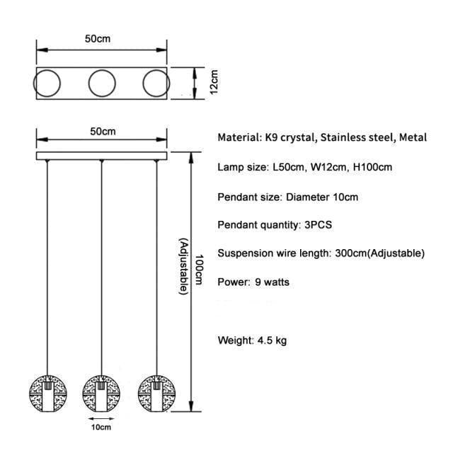 Adonis Suspension Water Drop Chandelier（ 43 - Light customized） - Lightings Menu