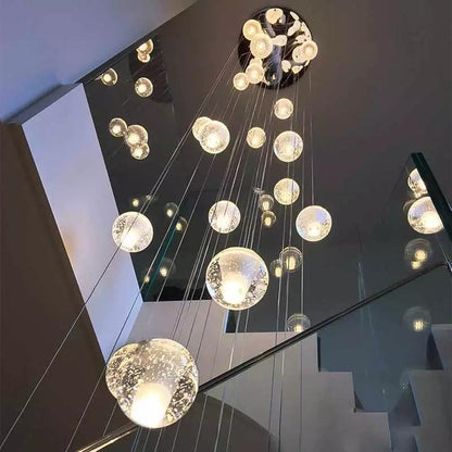 Adonis Suspension Water Drop Chandelier（ 43 - Light customized） - Lightings Menu