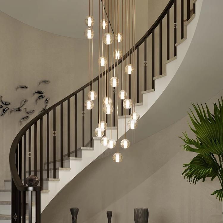 Adonis Suspension Water Drop Chandelier（ 43 - Light customized） - Lightings Menu