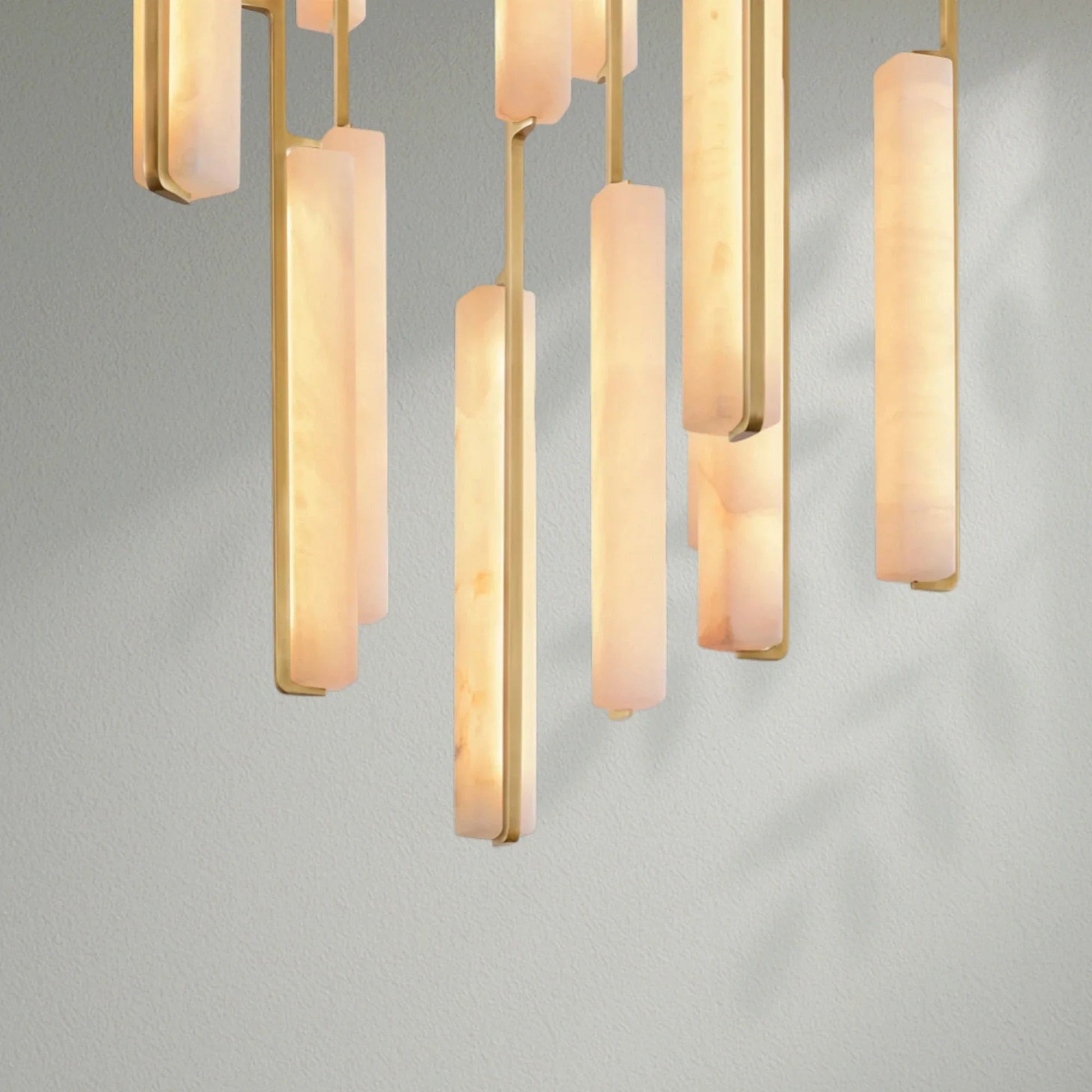 Aedubon Alabaster Round Chandelier - Lightings Menu