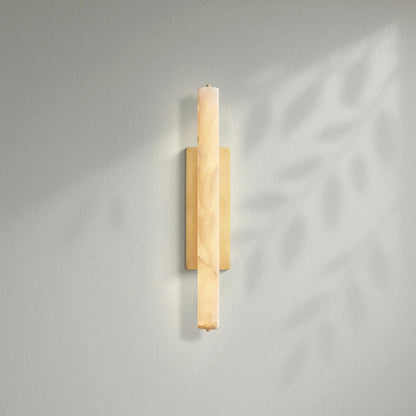 Aedubon Alabaster Single Sconce - Lightings Menu