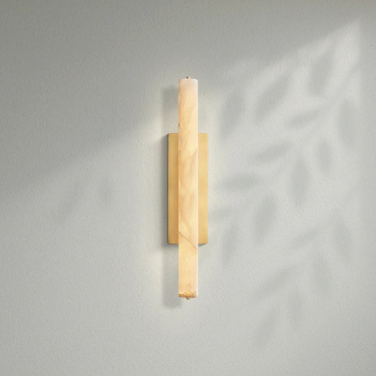 Aedubon Alabaster Single Sconce - Lightings Menu