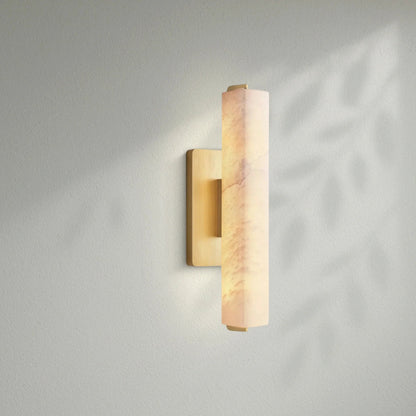 Aedubon Alabaster Single Sconce - Lightings Menu