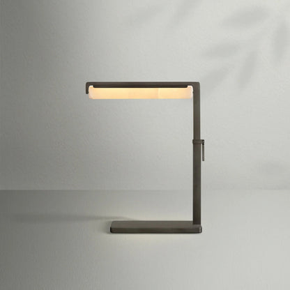 Aedubon Alabaster Task Table Lamp - Lightings Menu
