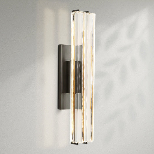 Aedubon Crystal Double Sconce - Lightings Menu