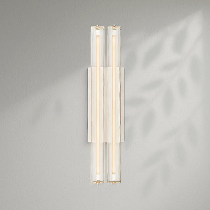 Aedubon Crystal Double Sconce - Lightings Menu