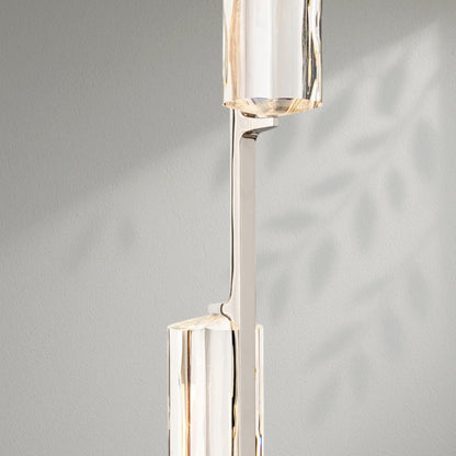 Aedubon Crystal Linear Chandelier 54" - Lightings Menu