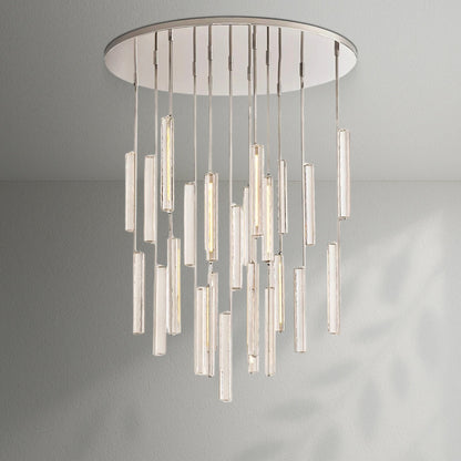Aedubon Crystal Round Chandelier - Lightings Menu