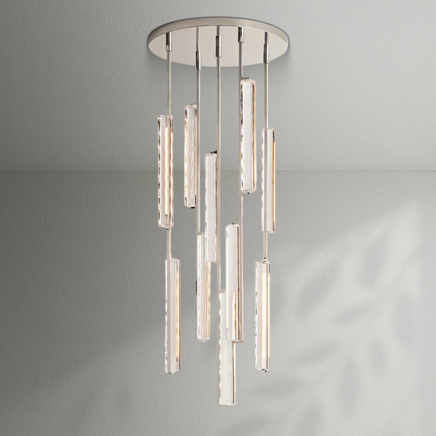 Aedubon Crystal Round Chandelier - Lightings Menu