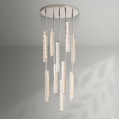 Aedubon Crystal Round Chandelier - Lightings Menu