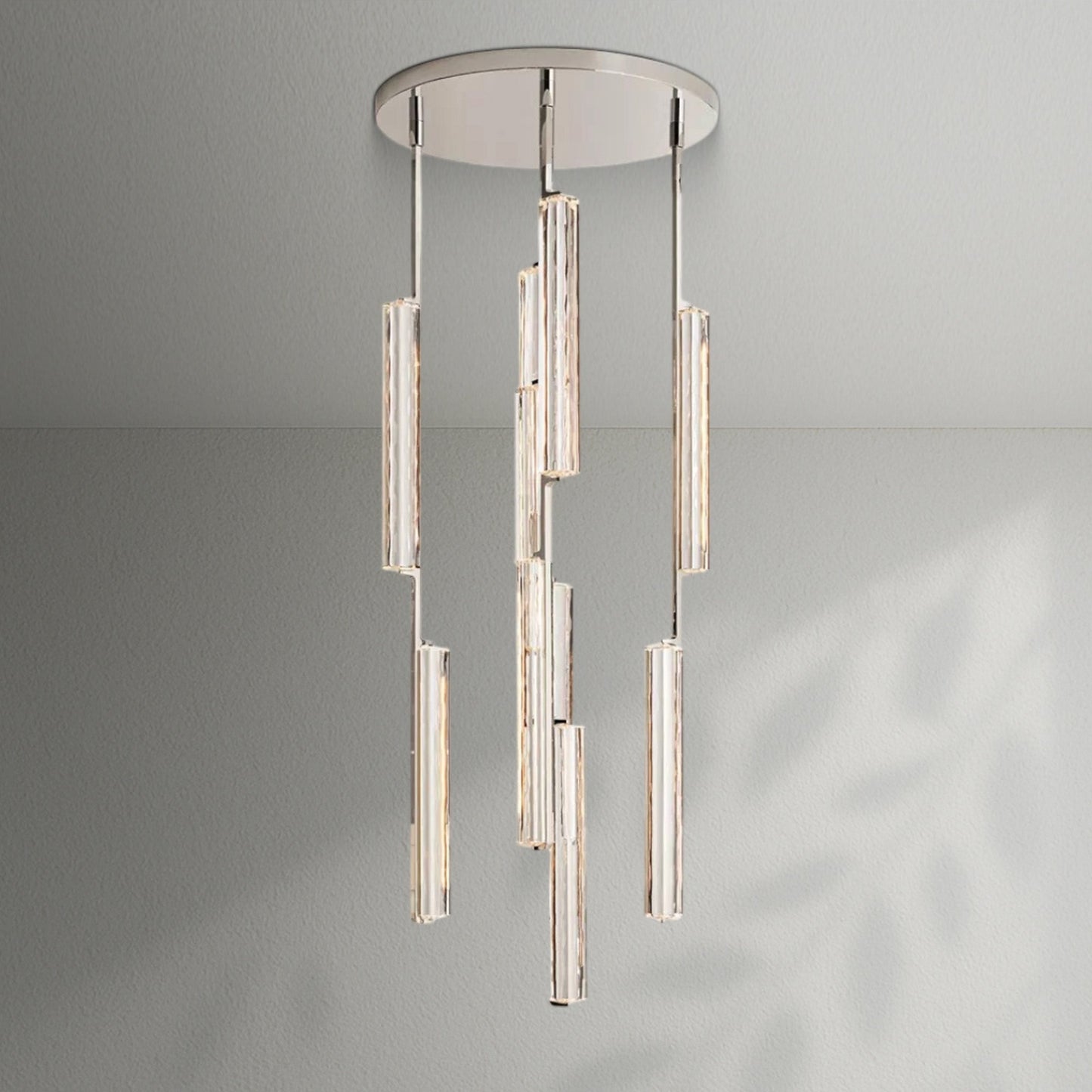 Aedubon Crystal Round Chandelier - Lightings Menu