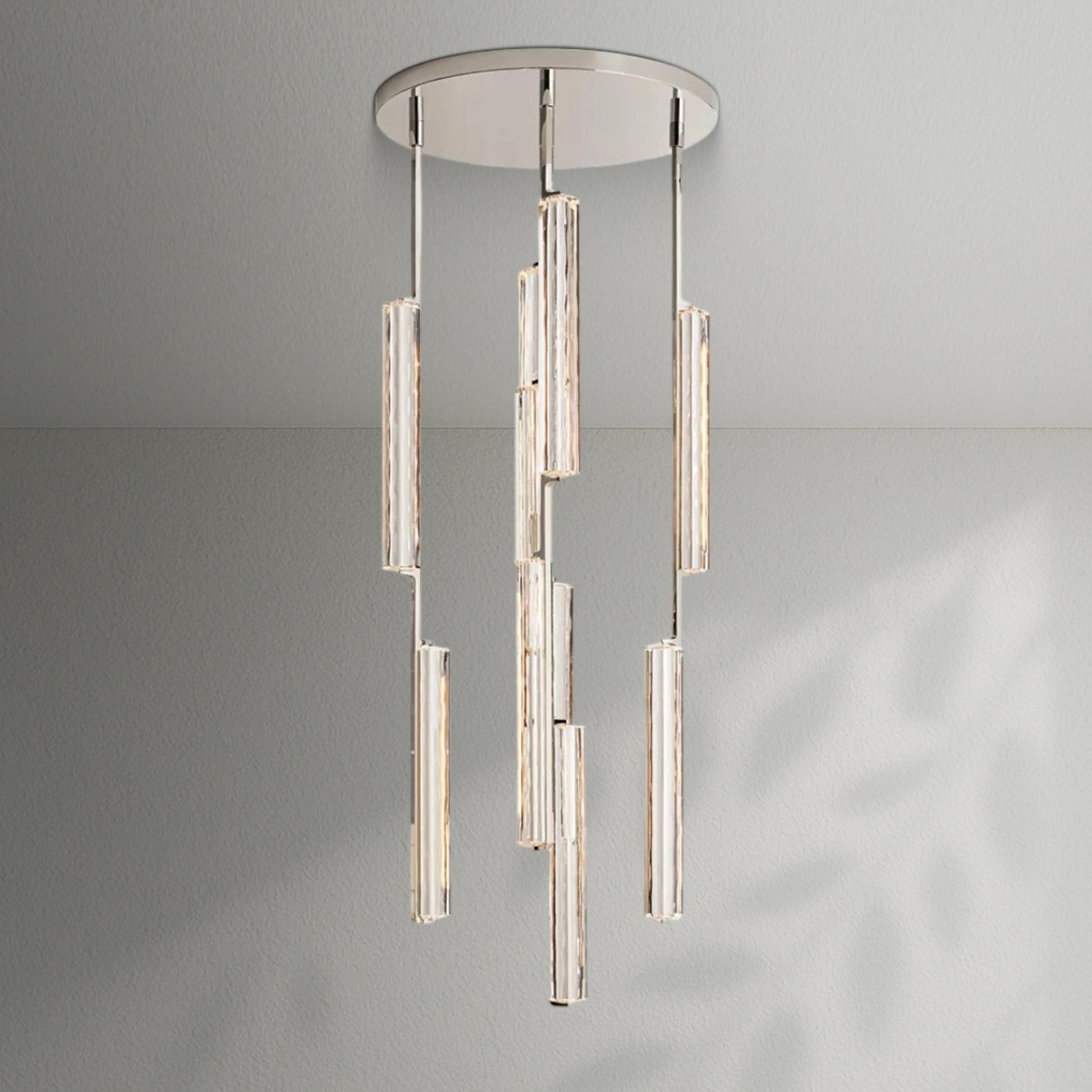 Aedubon Crystal Round Chandelier - Lightings Menu