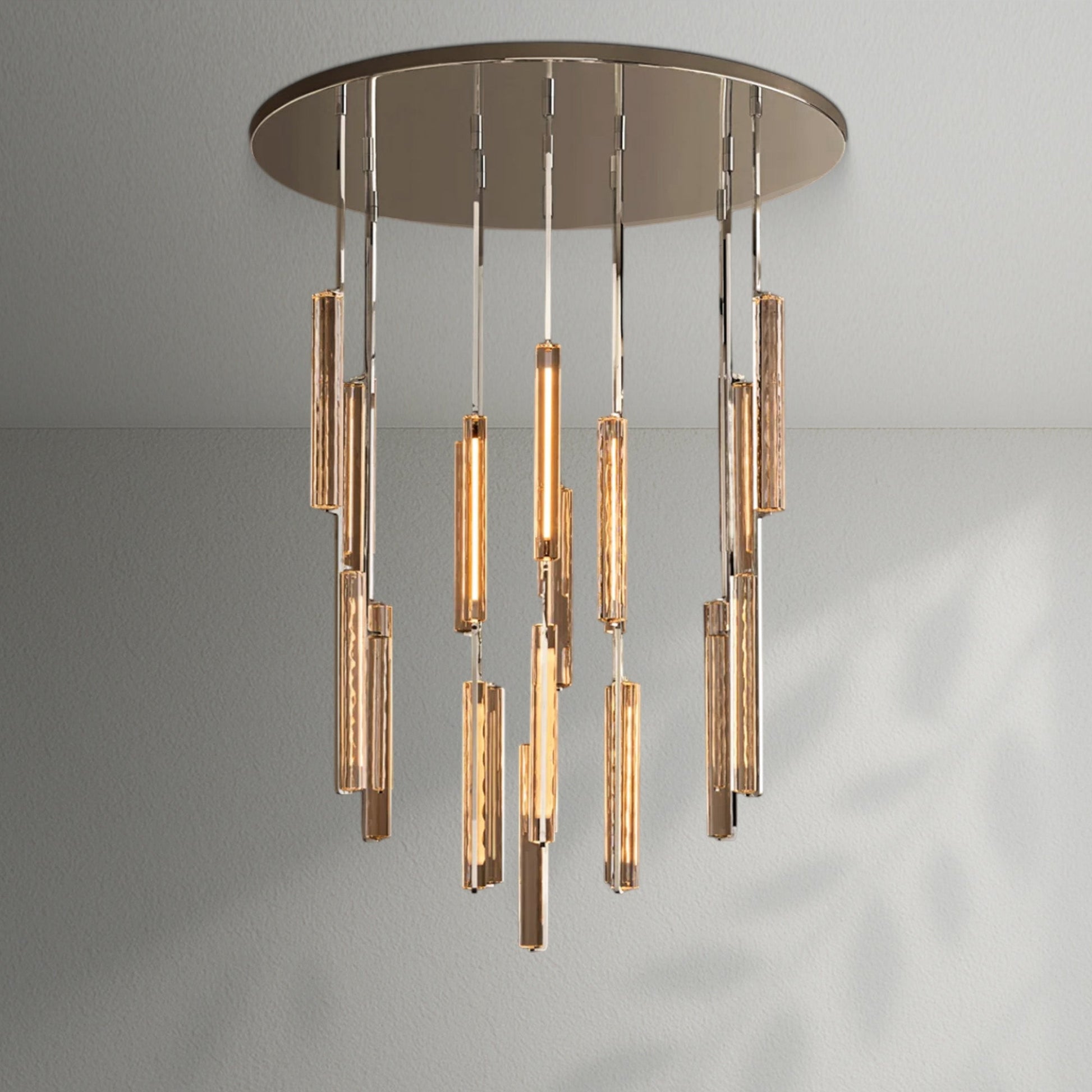 Aedubon Crystal Round Chandelier - Lightings Menu