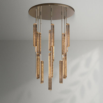 Aedubon Crystal Round Chandelier - Lightings Menu