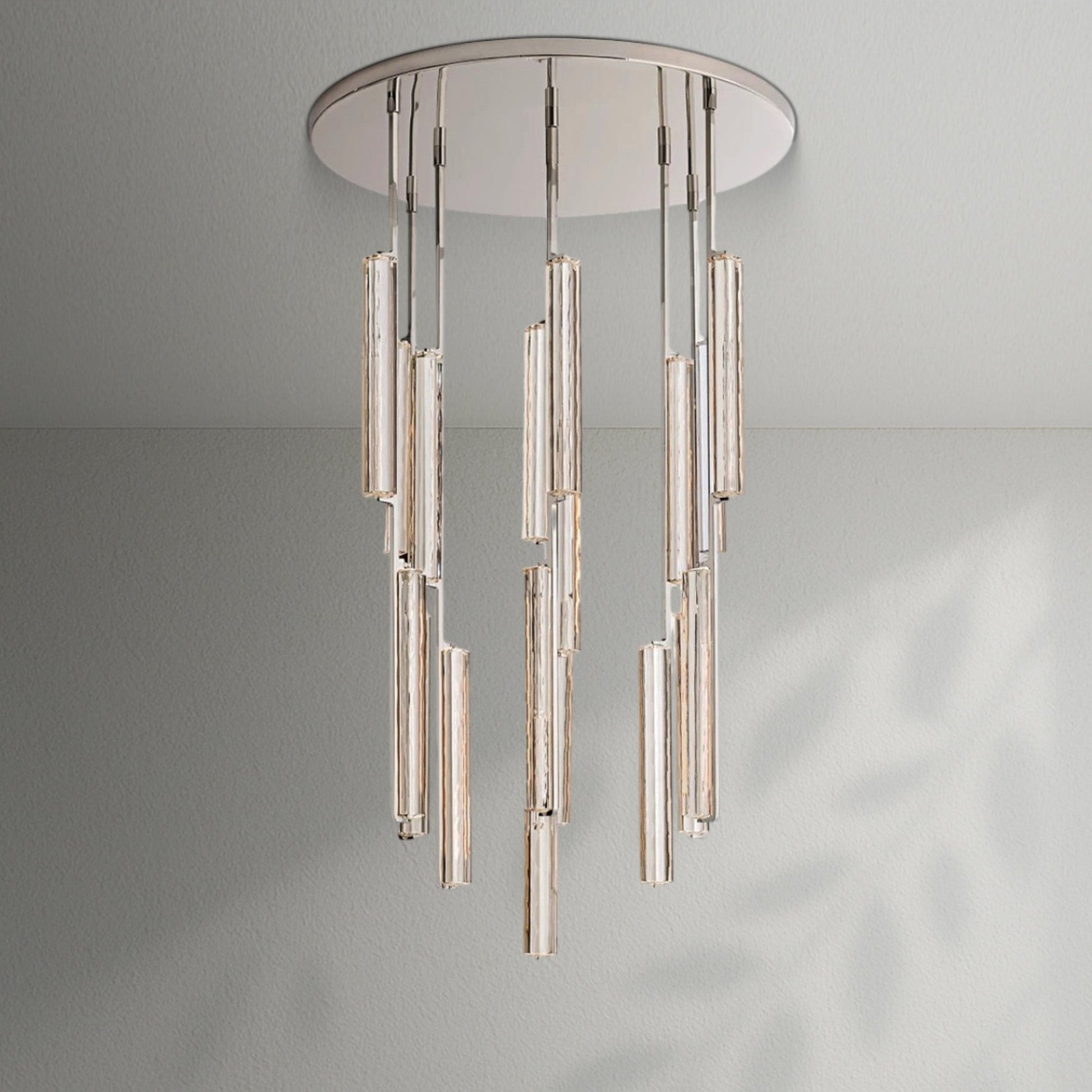 Aedubon Crystal Round Chandelier - Lightings Menu
