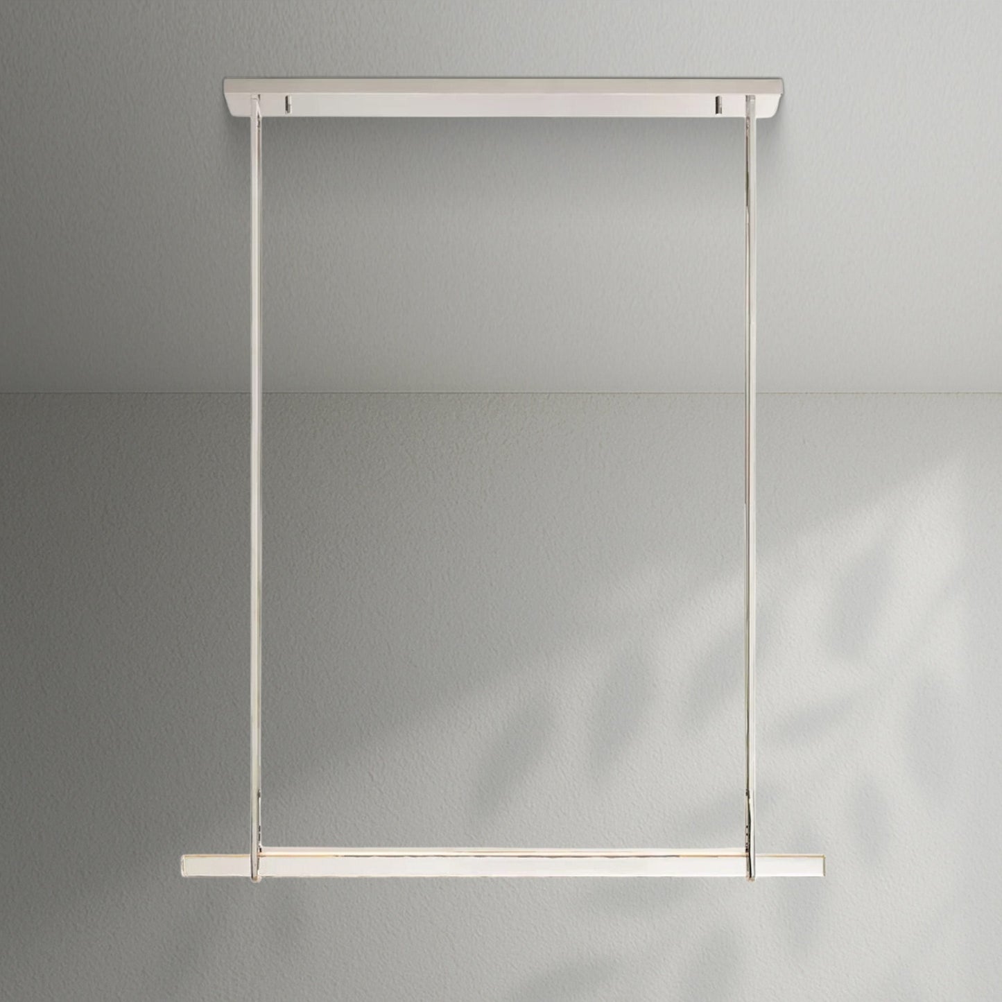 Aedubon Crystal Single Bar Linear Chandelier - Lightings Menu