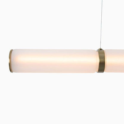 Alabaster Anne Art Linear Chandelier - Lightings Menu