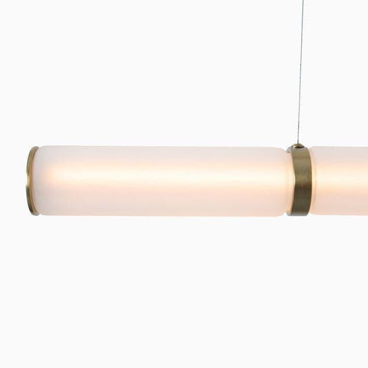Alabaster Anne Art Linear Chandelier - Lightings Menu