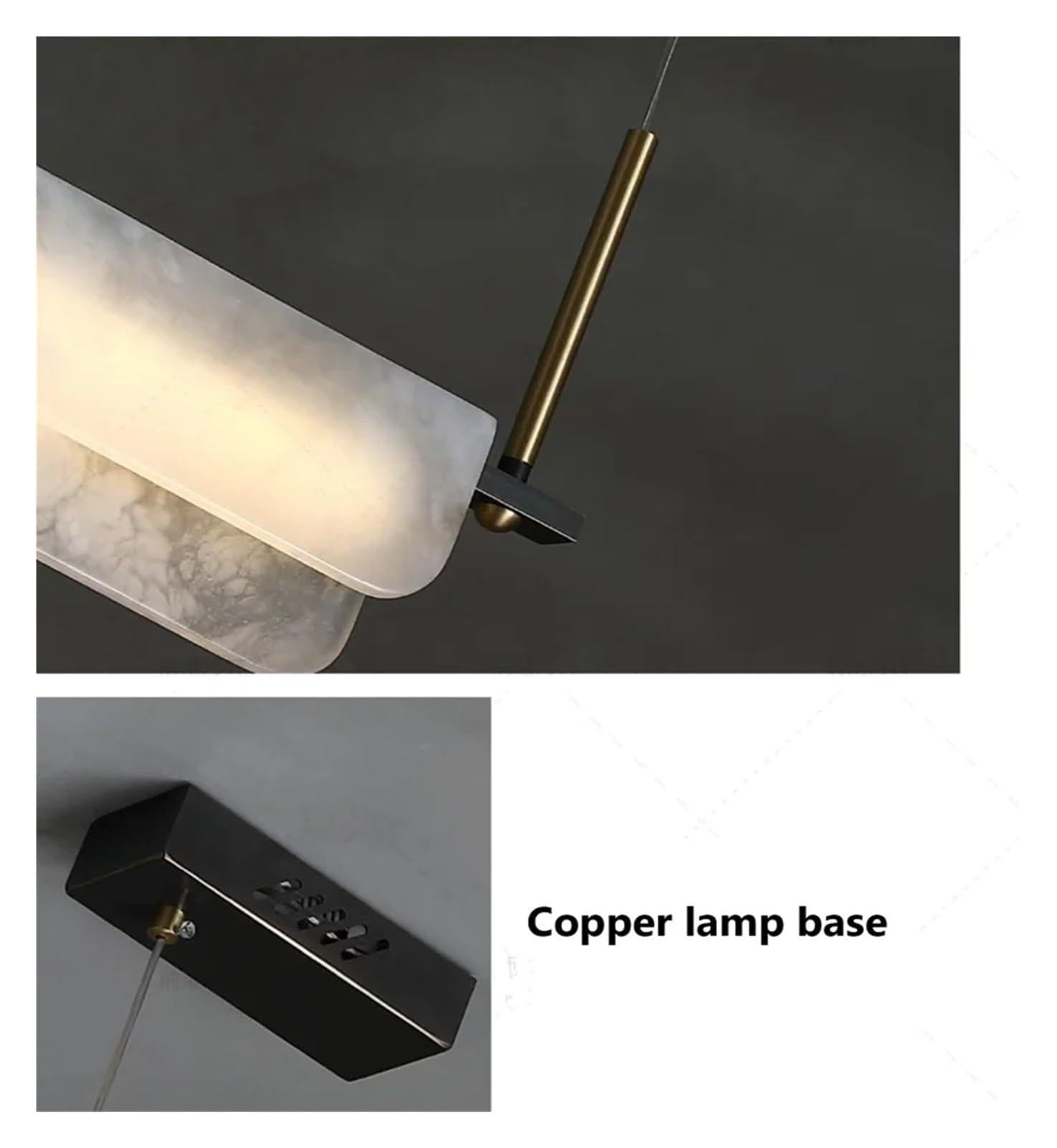 Alabaster Anne Linear Art Chandelier - Lightings Menu