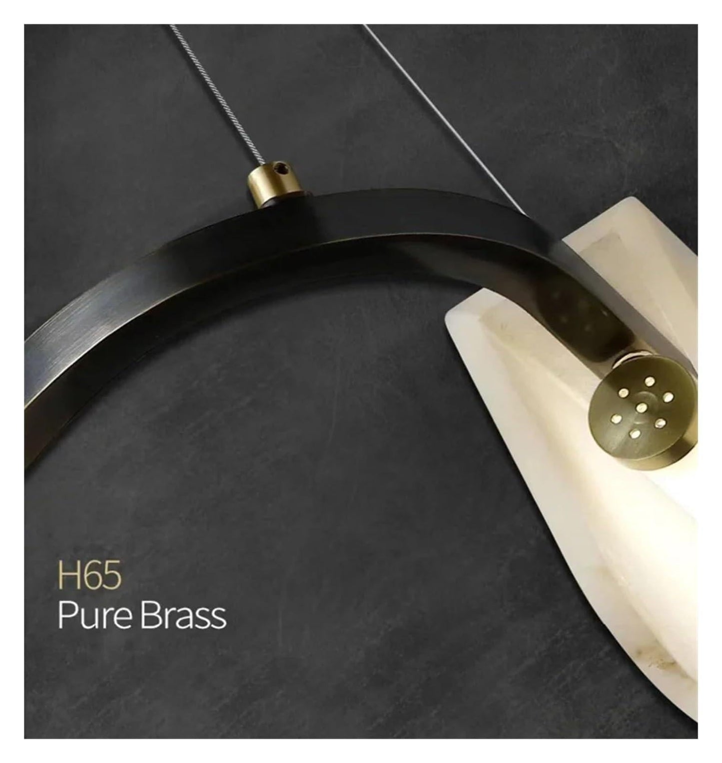 Alabaster Anne Linear Art Chandelier - Lightings Menu