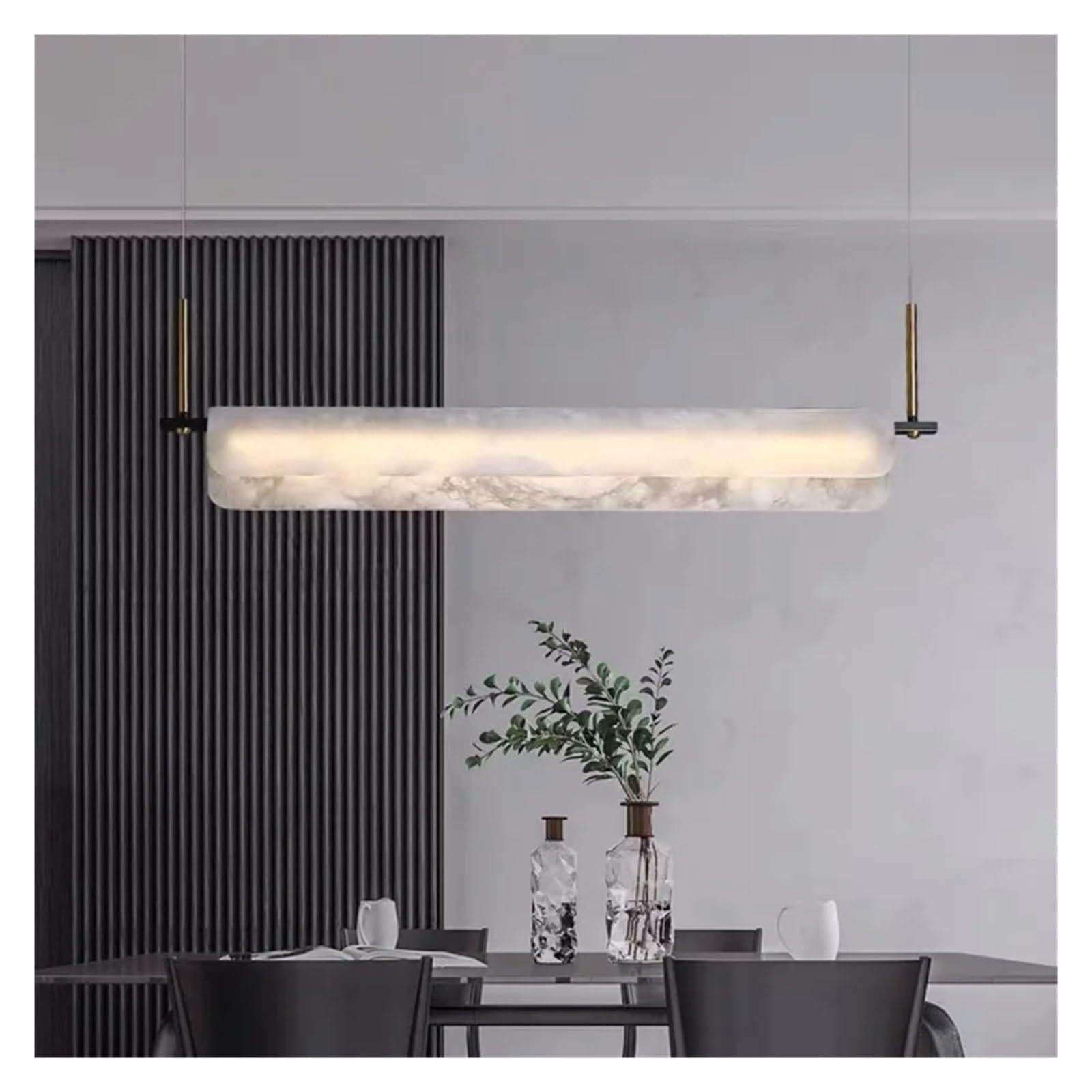Alabaster Anne Linear Art Chandelier - Lightings Menu