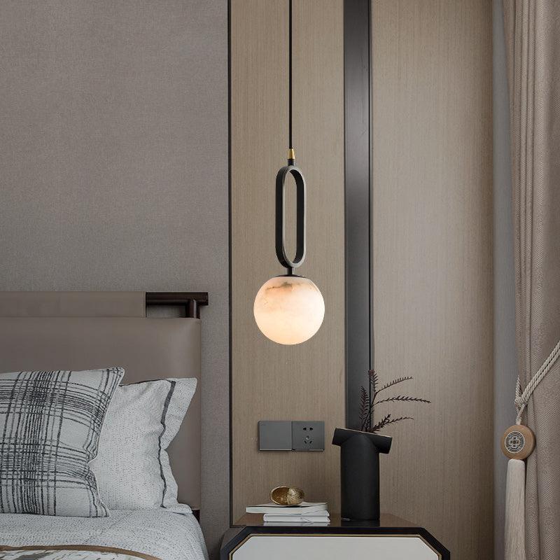 Alabaster Ball Pendant - Lightings Menu