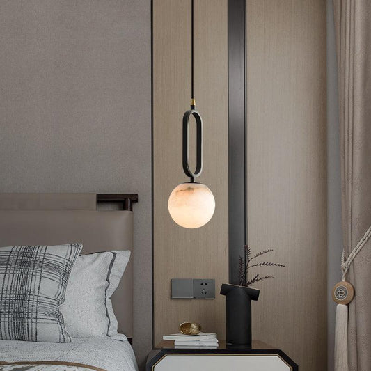 Alabaster Ball Pendant - Lightings Menu