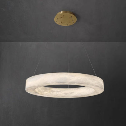 Alabaster Globle Chandelier Light - Lightings Menu